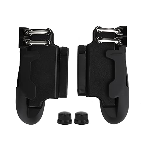 Tablet-Gamepad, 2 Stück Gamepad-Gamecontroller Mit Ersatztaste, Vielseitige Ständerhalterung, Bequemer Griff, 6-Finger-Gamegriff-Controller-Halterungszubehör Für Geräte Mit Mehr Als 5,5 Zoll Tablet-Gamepad, 2 Stück Gamepad-Gamecontroller Mit Ersatztaste, Vielseitige Ständerhalterung, Bequemer Griff, 6-Finger-Gamegriff-Controller-Halterungszubehör Für Geräte Mit Mehr Als 5,5 Zoll von ZLXHDL