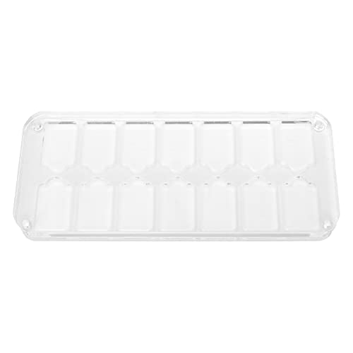 ZLXHDL Spielkartenetui, Acryl Spielkarten Aufbewahrungsbox Mit 14 Steckplätzen, Integrierte Magnete, Transparentes Design, Spiele Aufbewahrungshülle Kompatibel Für Switch Für Lite (Clear) von ZLXHDL