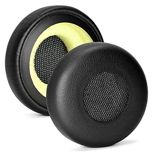 Ersatz-Ohrpolster für Jabra Evolve 20 20se 30 30II 40 65 65+ Kopfhörer, Schwarz mit weicher Proteinhaut und Memory-Schwamm von ZLiT