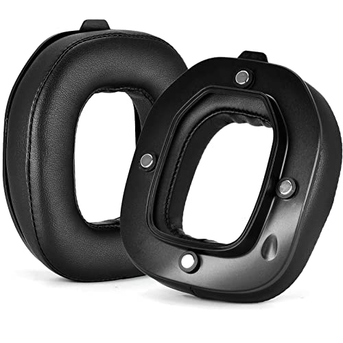 Ersatz-Ohrpolster für Logitech Astro A40 TR Gaming Headset Kopfhörer Kissen Ohrmuschel mit Magnet (Proteinhaut-Material) von ZLiT
