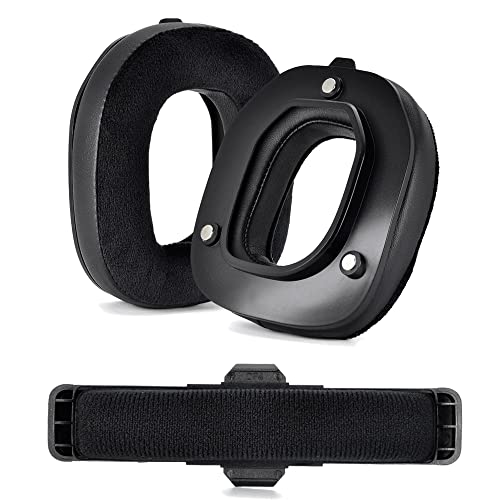 Ersatz-Ohrpolster und Kopfbügel, passend für Logitech Astro A50 Gen 4 Generation Kopfhörer, Ohrmuschel mit Magnet (Netzmaterial) von ZLiT