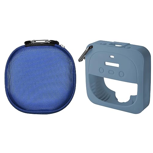 Hartschalen-Schutzhülle für Bose-Lautsprecher, Silikonhülle, Tragetasche für Bose SoundLink Micro tragbaren Bluetooth-Lautsprecher (blau) von ZLiT
