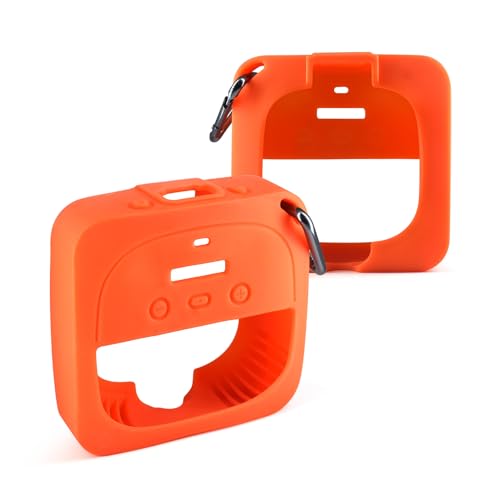 Silikon-Schutzhülle für Bose, Silikon, Reisetragetasche, Schutzhülle für Bose SoundLink Micro tragbare Lautsprecher (Orange) von ZLiT