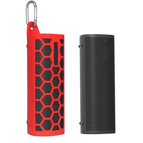 Silikonhülle für Sonos Roam Lautsprecher aus Silikon, tragbar, Schutzhülle für Sonos Roam Bluetooth-Lautsprecher (rot) von ZLiT