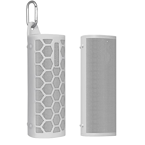 Silikonhülle für Sonos Roam Lautsprecher aus Silikon, tragbar, schützende Silikonhülle für Sonos Roam Bluetooth-Lautsprecher (grau) von ZLiT