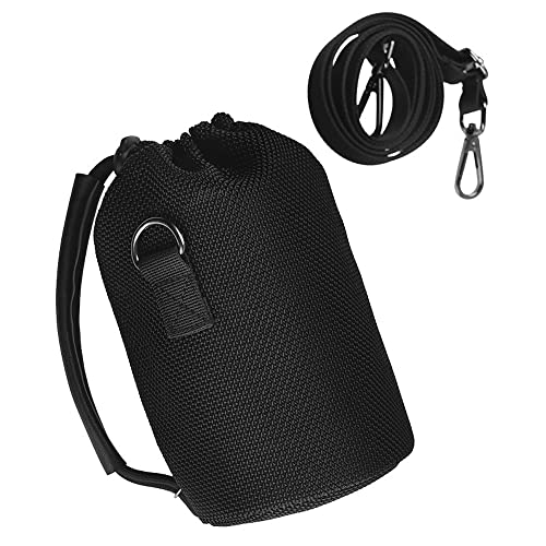 ZLiT Schutzhülle aus Netzstoff für B&O Beosound Explore tragbare Bluetooth-Lautsprecher, schalldurchlässige Netztasche (mit Gurt) von ZLiT