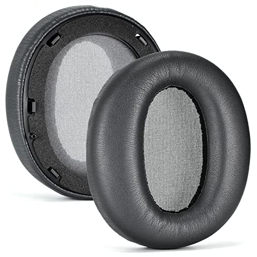 W820NB Ersatz-Ohrpolster passend für Edifier W820NB Kopfhörer, Ohrenschützer mit Kunststoff-Clips (schwarz) von ZLiT