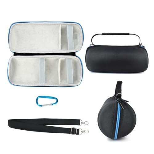ZLiT Für Bose SoundLink Revolve-Hülle, Eva-Hartschalen-Schutztasche, Reisetragetasche für Bose SoundLink Revolve, tragbarer Bluetooth-Lautsprecher (schwarz) von ZLiT