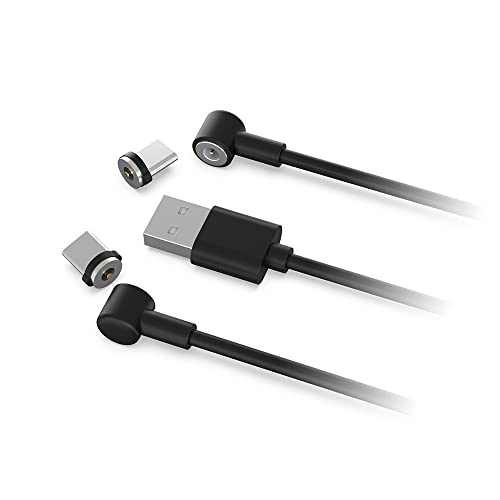 ZLiT Ladekabel für PS5, Schnellladekabel Typ C für PS5 VR2 für Switch Controller (schwarz, 1) von ZLiT
