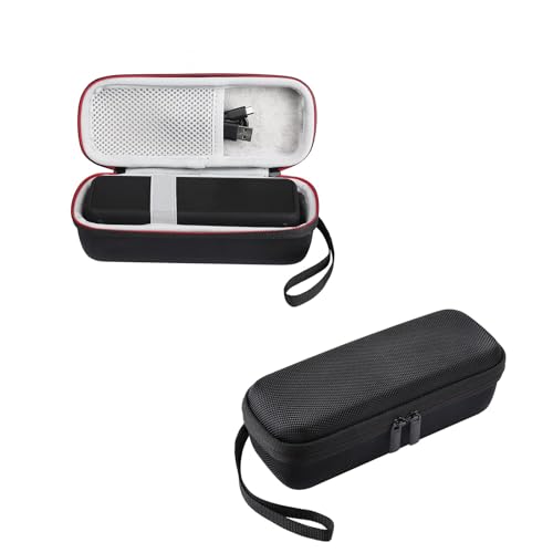 ZLiT Schutzhülle für Anker SoundCore 2, Hartschale, Reise-Hartschale, Tragetasche für Anker SoundCore 2, tragbarer Bluetooth-Lautsprecher (schwarz) von ZLiT