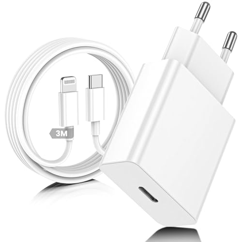 Schnellladegerät 20 W USB C Ladegerät iPhone mit Lightning Ladekabel iPhone 3 m für Schnellladegerät 20 W USB C Ladegerät iPhone mit Lightning Ladekabel iPhone 3 m für von ZMHPJQ