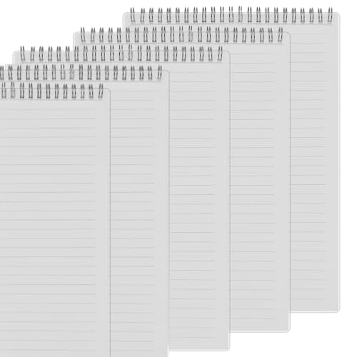 ZMQPAKL Spiralnotizbuch, 21,6 x 28,9 cm, Notizblöcke 8,5 x 11,80 Blatt Papier (weiß) (5, weiß) von ZMQPAKL