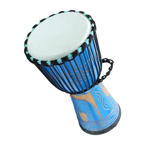Standard 12 Zoll Holz Djembe Trommel Percussion Afrikanische Trommel Erwachsene Handtrommel Instrument Djembe Für Anfänger (Color : A) von ZMTV