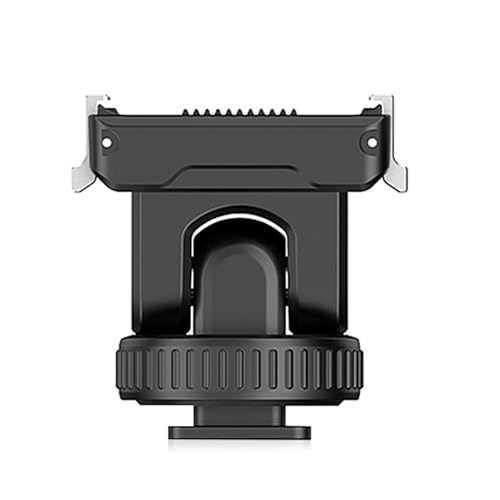 Cold Shoe Mount Adapter Quick Release Stand for Action 5 Professional 4 3 Cameras with Metal Lock and Flexible Tilt von ZMYING