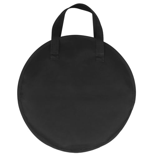 Dumb Drum Practice Pad Bag Oxfords Cloth Dumb Drum Bag Black Drum Carry Bag With Rustproof Zippers Easy To Carry von ZMYING