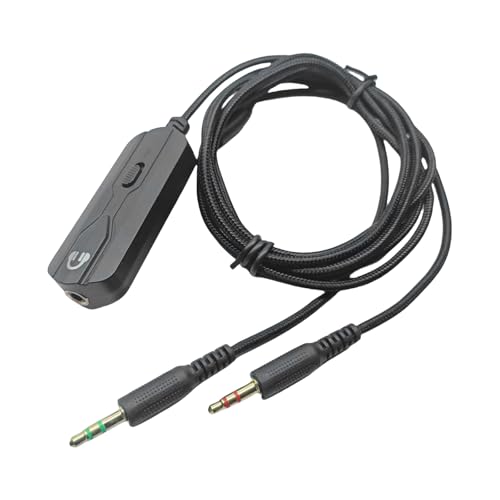 ZMYING 3,5-mm-Kopfhörer-Verlängerungskabel mit Lautstärkeregler und Stummschaltung für PC und Laptop, aktive Geräuschunterdrückungstechnologie ZMYING 3,5-mm-Kopfhörer-Verlängerungskabel mit Lautstärkeregler und Stummschaltung für PC und Laptop, aktive Geräuschunterdrückungstechnologie von ZMYING