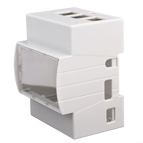 Innovatives Design des Raspberry Pi Gehäuses mit Schiebeverriegelung, geeignet für DIN-Schienen (Pi3B hat keinen Lüfter) von ZMdooreasy