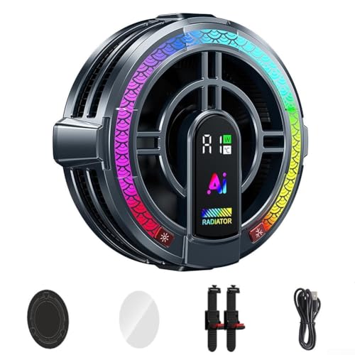 Kompakter und tragbarer RGB-Tablet-Lüfter AI-Technologie für effiziente Kühlung während des Spielens Kompakter und tragbarer RGB-Tablet-Lüfter AI-Technologie für effiziente Kühlung während des Spielens von ZMdooreasy