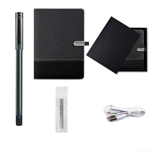 ZMdooreasy 17,5 x 24 x 4 cm, intelligentes Papierbildschirm-Handschriftbuch mit Smart-Stift für Notizen, Skizzieren und Journaling, Teilen über Geräte (Smart Pen + Papier) von ZMdooreasy