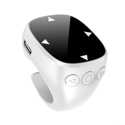 ZMdooreasy Kamera-Fernbedienung, Scroll-Ring-Fernbedienung mit Touch-Funktion und praktischer Stummschaltung, um das Videoerlebnis zu verbessern (weiß) von ZMdooreasy