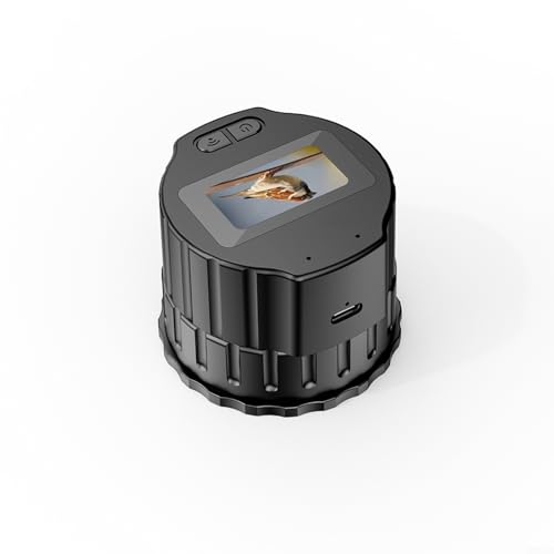 ZMdooreasy Teleskop-Kamera-Okular – 1080P HD-Videoaufnahme & 1,5-Zoll-TFT-Bildschirm, 28–50 mm Fernglas-Adapter mit 256 GB Speicher für astronomische Beobachtung von ZMdooreasy