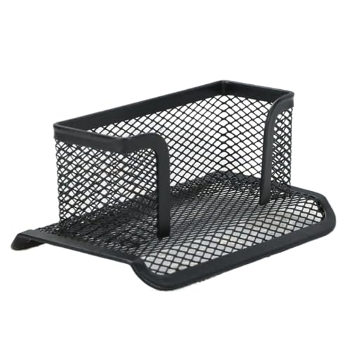 Visitenkartenhalter 2 Pcs Mesh Karte Metall Halter Tragbare Metall Mesh Visitenkarte Display-Ständer Name Karte Display Halter Für Büro(Black) von ZNTIHZ