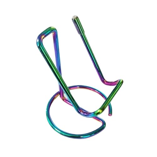 Visitenkartenhalter 2 Pcs Visitenkarte Display Halter Metall Desktop Visitenkarte Halter Name Karte Display Stand for Büro Desktop Für Büro(Multicolor) von ZNTIHZ