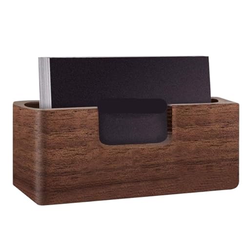 Visitenkartenhalter 2 Stück Visitenkartenhalter aus Holz, Schreibtisch-Kartenhalter, Visitenkartenständer Für Büro Visitenkartenhalter 2 Stück Visitenkartenhalter aus Holz, Schreibtisch-Kartenhalter, Visitenkartenständer Für Büro von ZNTIHZ