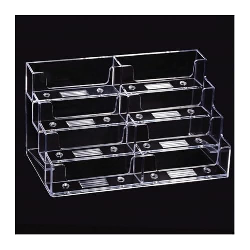 Visitenkartenhalter 2PC 8-Zellen-Visitenkartenhalter Kreative transparente Visitenkartenhülle Visitenkartenhülle mit großer Kapazität Für Büro Visitenkartenhalter 2PC 8-Zellen-Visitenkartenhalter Kreative transparente Visitenkartenhülle Visitenkartenhülle mit großer Kapazität Für Büro von ZNTIHZ