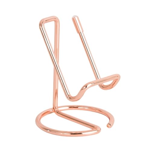 Visitenkartenhalter 3 Pcs Nette Karte Halter Metall Papier Organizer Binder Clip Display Büro Business for Männer Frauen Für Büro(Rose Gold) von ZNTIHZ