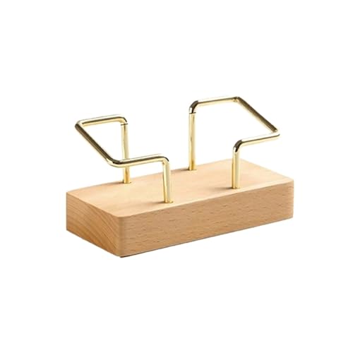 Visitenkartenhalter 3 Pcs Visitenkarte Halter Organizer Büro Schreibtisch Display Stand Tabletop Regal Hause Holz Karte Halter Lagerung Für Büro von ZNTIHZ