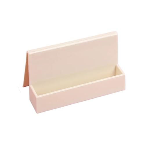 Visitenkartenhalter 4 Pcs Kreative Visitenkarte Halter Desktop Karte Lagerung Box Display Stand Business Ausstellung Rack Für Büro(Beige) von ZNTIHZ