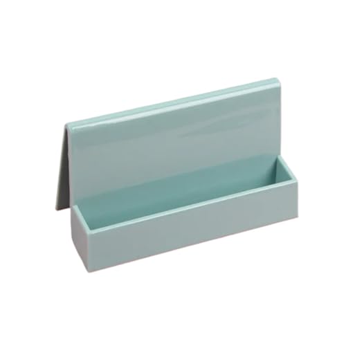 Visitenkartenhalter 4 Pcs Kreative Visitenkarte Halter Desktop Karte Lagerung Box Display Stand Business Ausstellung Rack Für Büro(Blue) von ZNTIHZ
