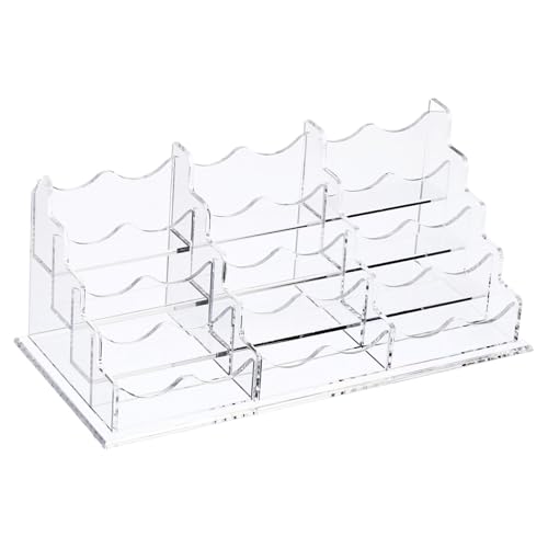 Visitenkartenhalter 4 Tiers 12 Slots Transparent Display-ständer Desktop Visitenkarte Box Büro Visitenkartenhalter Für Büro Visitenkartenhalter 4 Tiers 12 Slots Transparent Display-ständer Desktop Visitenkarte Box Büro Visitenkartenhalter Für Büro von ZNTIHZ