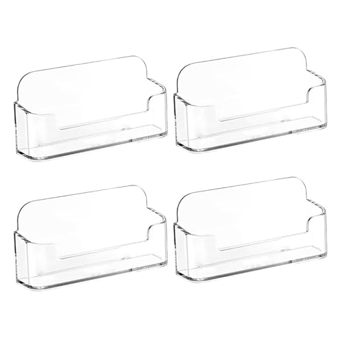 Visitenkartenhalter 4 stücke Desktop Visitenkartenhalter Transparent Kunststoff Visitenkartenständer Kann Halten 30-50 Visitenkarten Für Büro Visitenkartenhalter 4 stücke Desktop Visitenkartenhalter Transparent Kunststoff Visitenkartenständer Kann Halten 30-50 Visitenkarten Für Büro von ZNTIHZ