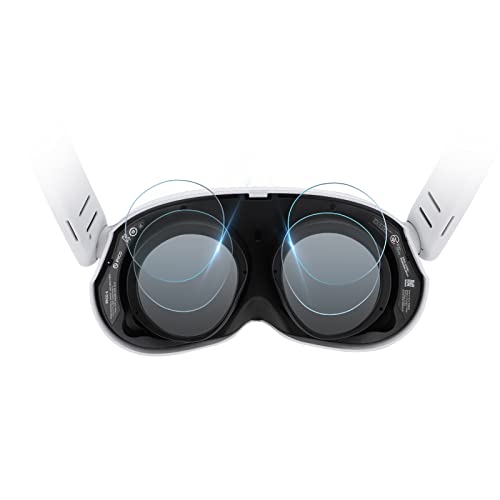 Linsenschutzfolie Bildschirmfolie kompatibel für PICO 4 VR, VR-Brille HD-Linsenfolie Schutzfolie für Virtual Reality Headset-Folie, Ersatz-Kopfbedeckungsfolie, Zubehör, 2 Sets von ZOANCC