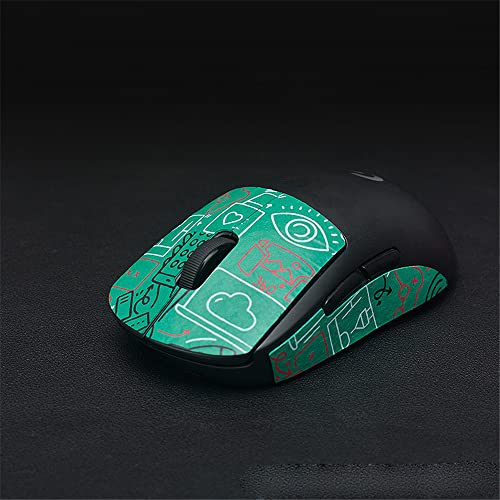 Maus Grip Tape Kompatibel für Logitech G Pro X Superlight, Anti-Rutsch Gaming Maus Aufkleber Haut Mäuse Grip Tape Sticky Schweiß resistent Ultra-dünne Maus Paste Pads Aufkleber (FM-G-9) von ZOANCC