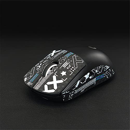 Maus Grip Tape Kompatibel für Logitech G Pro X Superlight, Anti-Rutsch Gaming Maus Aufkleber Haut Mäuse Grip Tape Sticky Schweiß resistent Ultra-dünne Maus Paste Pads Aufkleber (HZ-B-XX) von ZOANCC