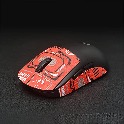 Maus Grip Tape Kompatibel für Logitech G Pro X Superlight, Anti-Rutsch Gaming Maus Aufkleber Haut Mäuse Grip Tape Sticky Schweiß resistent Ultra-dünne Maus Paste Pads Aufkleber (HZ-R-4) von ZOANCC