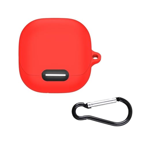 Silikon-Kopfhörertasche für Anker Soundcore Liberty 4 NC, Kopfhörer-Schutzhülle Earbuds Case Shell Halterung Kopfhörer Aufbewahrungsgehäuse Staubschutzhülle (nur Etui) (Rojo) von ZOANCC