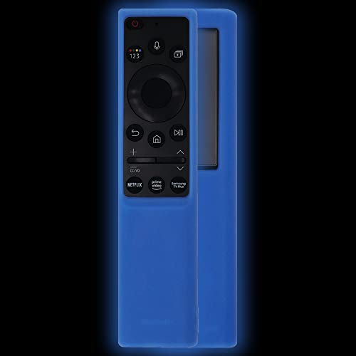 TV-Fernbedienungshülle kompatibel für Samsung TV bn59-01357a/01363L/01364A TM -1990C, Schutzhülle aus Silikon für Fernbedienungshülle, Fernbedienungshülle, Schutz mit Trageband (Blau) von ZOANCC