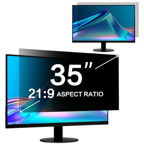 ZOEGAA Blickschutzfilter 35 Zoll Seitenverhältnis 21:9,Kompatibel mit Anti Blaulicht Monitor Sichtschutz 35 Zoll und Abnehmbarer sichtschutzfolie/blickschutzfolie/Sichtschutzfilter von ZOEGAA