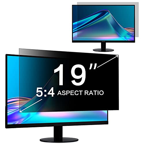 ZOEGAA Blickschutzfolie 19 Zoll Monitor 5:4 Seitenverhältnis, Abnehmbarer Monitor Sichtschutz 19 Zoll&Anti Blaulicht Blendschutz Sichtschutzfolie 19 Zoll Monitor für Hp/Dell/Acer/Lenovo/ThinkPad/Asus von ZOEGAA