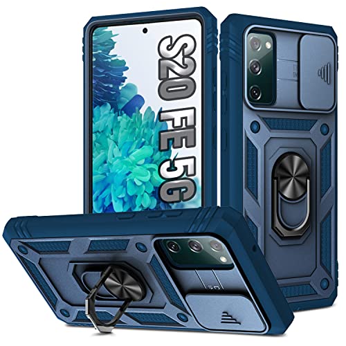 ZOEII for Samsung S20 FE 5g,Designed Premium TPU Case, Galaxy S20 FE 5g Handyhülle Scratch-Resistant, Shockproof Case, Soft,with Ring, (blau von ZOEII
