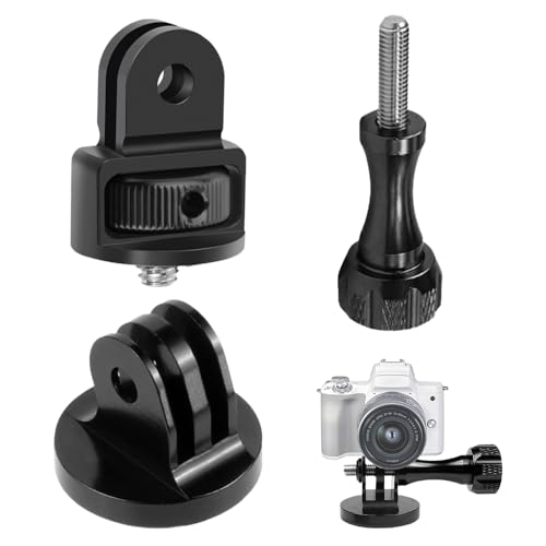 ZOESURE Aluminium Kamera Halterung Adapter 1/4 Zoll Kamera Halterung Adapter Gewinde Mount Stativ Adapter für GoPro ZOESURE Aluminium Kamera Halterung Adapter 1/4 Zoll Kamera Halterung Adapter Gewinde Mount Stativ Adapter für GoPro von ZOESURE