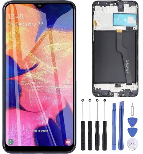 ZOETEC Bildschirmersatz für Samsung Galaxy A10 A105G A105FN A105M A105F LCD-Display Touchscreen Digitizer Komplettmontage mit Rahmen, Reparaturwerkzeug-Set ZOETEC Bildschirmersatz für Samsung Galaxy A10 A105G A105FN A105M A105F LCD-Display Touchscreen Digitizer Komplettmontage mit Rahmen, Reparaturwerkzeug-Set von ZOETEC