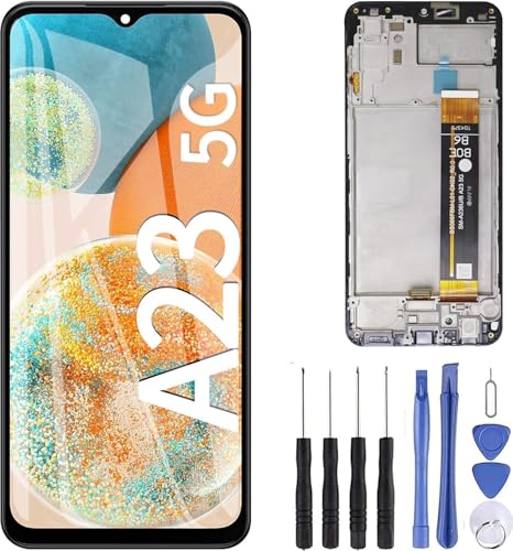 ZOETEC Display für Samsung Galaxy A23 5G SM-A236B SM-A236M SM-A236U SM-A236U1 16,8 cm Bildschirm Ersatz LCD Touch Screen Digitizer Full Assembly mit Frame Repair Tool Set ZOETEC Display für Samsung Galaxy A23 5G SM-A236B SM-A236M SM-A236U SM-A236U1 16,8 cm Bildschirm Ersatz LCD Touch Screen Digitizer Full Assembly mit Frame Repair Tool Set von ZOETEC