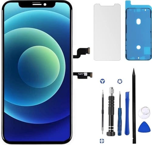 ZOETEC Bildschirmersatz für iPhone XS Max, OLED (kein LCD), Display-Touchscreen-Digitizer mit Reparaturwerkzeugen, Displayschutz von ZOETEC