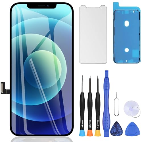 ZOETEC Für iPhone 12 Mini LCD Display Digitizer Bildschirm Ersatz 5,4 Zoll FHD Touch Digitizer Rahmen Montage Set mit Glaslinsen Reparatursets ZOETEC Für iPhone 12 Mini LCD Display Digitizer Bildschirm Ersatz 5,4 Zoll FHD Touch Digitizer Rahmen Montage Set mit Glaslinsen Reparatursets von ZOETEC