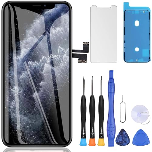 ZOETEC Display für iPhone 11 Pro MAX，6,5 Zoll LCD 3D Touch Screen Digitizer Montage mit gehärtetem Glasschutz und Werkzeug von ZOETEC